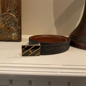 Yves St Laurent vintage men’s leather belt